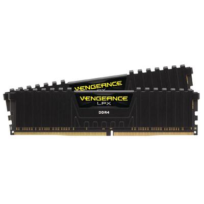 Memorie CORSAIR VENGEANCE LPX DDR4 32GB (16 GB x 2) Memorie RAM pentru PC Desktop 3200MHz Compatibilă Intel XMP CL16 Negru CMK32GX4M2E3200C16
