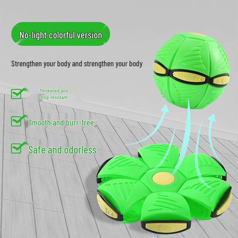 Magical Elastic Flying Saucer Ball - Children's Bouncing Stomp Toy for Outdoor Play