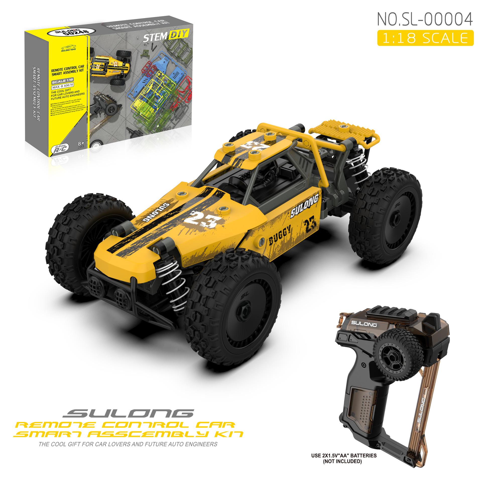 1:18 3 в 1 головоломка DIY набор дистанционного управления внедорожники автомобиль — фото 7