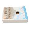 Shanrya Kalimba Thumb Piano 17 Keys Alloy Steel Bar Stress Relief Family Easy Operation