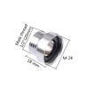 M22 M24 Female Thread to 1/2" Male Thread Water Connector Water Faucet Adapter Garden Irrigation Fitting Car Washing Accessories