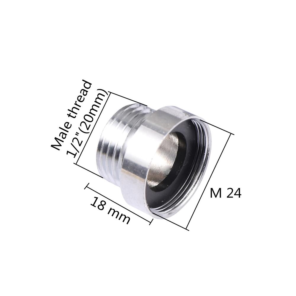 M22 M24 Female Thread to 1/2  Male Thread Water Connecto for Faucet Fittings Water Tap Adapter Water Purifier Accessory