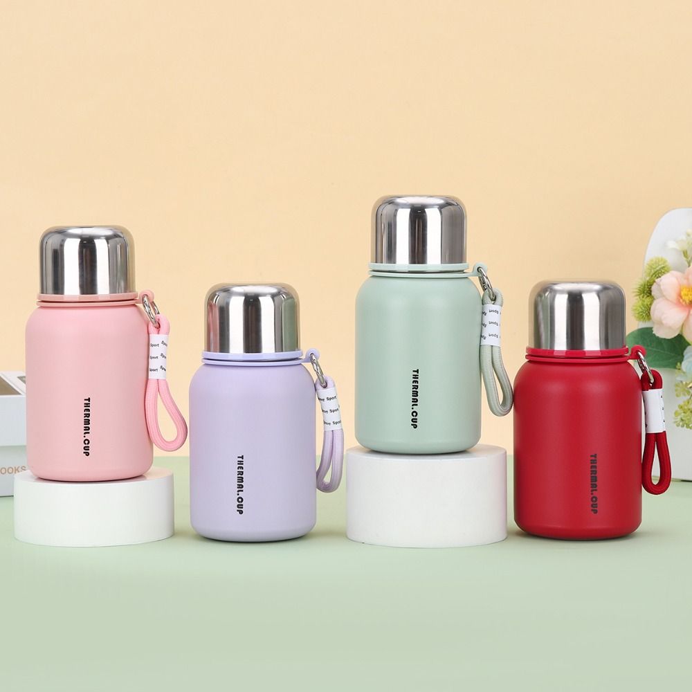 Drinking Kettle Portable Thermal Mug Stainless Steel Thermal Water Bottle  Practical Gift