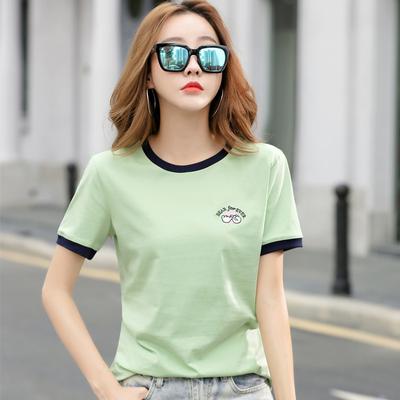 Summer Women's T-shirt Fashion Loose Printed Short Sleeve Top
