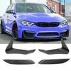 4Pcs Front Bumper Grille Fog Light Spoiler Set ABS Improve Sporty Appearance Front Bumper Splitter for F80 F82 F8  4