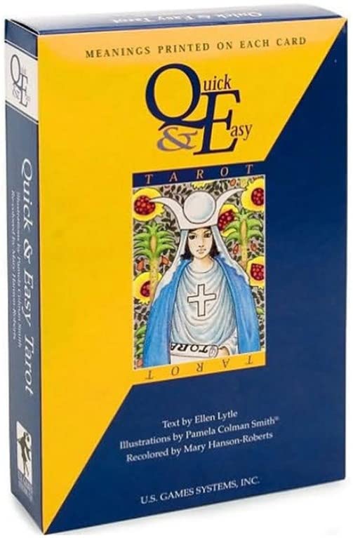 Kancharo Tarot Card Set (78 Cards) [Quick & Easy Tarot] Includes Japanese Tarot Card Instructions & Pouch (Authentic)