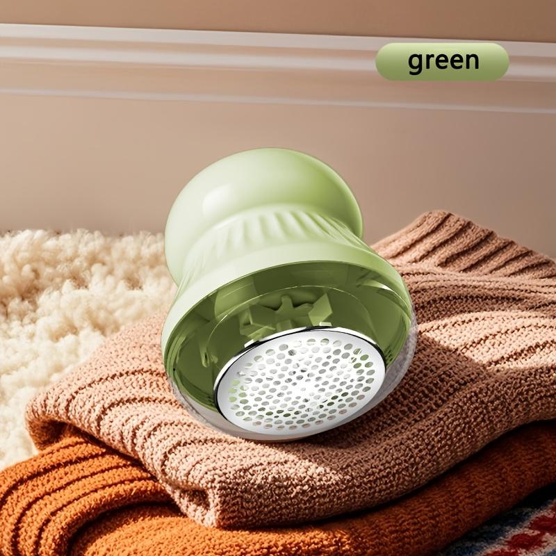 1Pc Fabric Trimmer, Rechargeable Hairball Trimmer, Portable Electric Sweater Remover, Removes Hairballs from Clothes, Furniture. зелёный