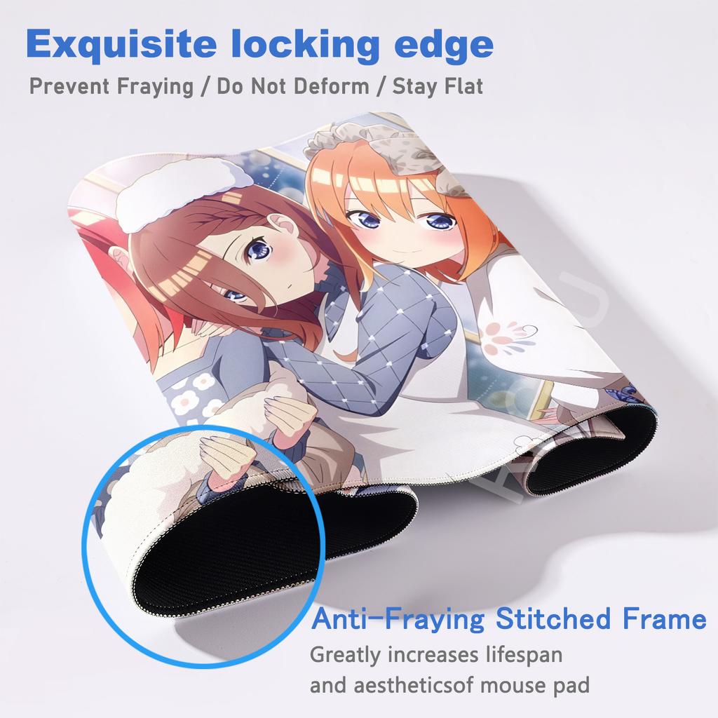 HD Office XXL The Quintessentials Quintuplets Mouse Pad Placemat Computer Gamer MousePad Carpet Anime Girl Keyboard PC Desk Mat
