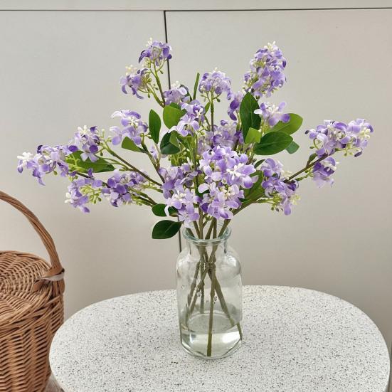 Artificial Flowers Realistic Silk Flowers UV Resistant Long-Lasting Bouquet for Home Wedding Decor Rustic Centerpiece for Living Room Table Arch