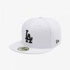 New Era La Dodgers Basic Fitted Cap Optic White