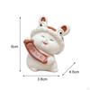 Bunny Sculpture Decor Chinese Year Desktop Home Mini Rabbit Statues Figurines for Dinning Room