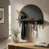 Wall Decor Door Back Organizer Wavy Curved Key Rack Wave Shelf Hanging Shelf  Indoor