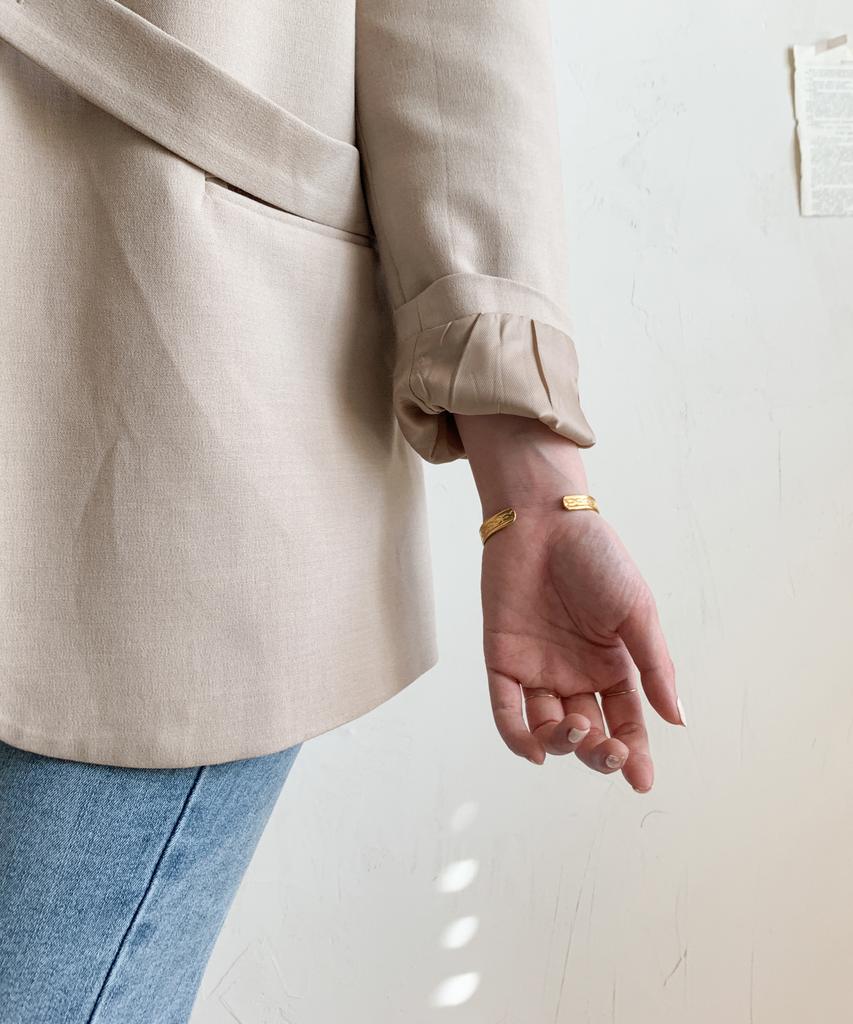 Sabona London G5 Gold-Plated Tudor Copper Bangle