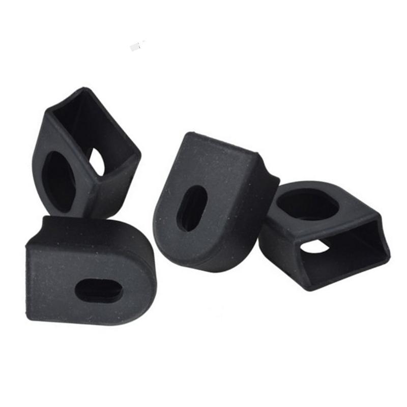 Silicone Crank Cover Bicycles Crank Cover Protectors Bicycles Crank Arm Sleeve Cover Protective Case Crank Arm Cover чёрный