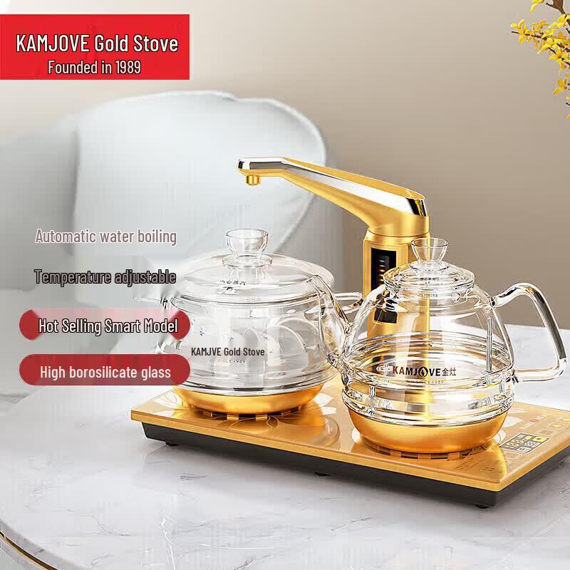 KAMJOVE Smart Glass Electric Tea Kettle CN plug (adapter included)