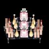Multi Tiers Acrylic Display Risers for Perfume Organizer Cupcakes Stand Clear Shelf for Figures and Party Decoration