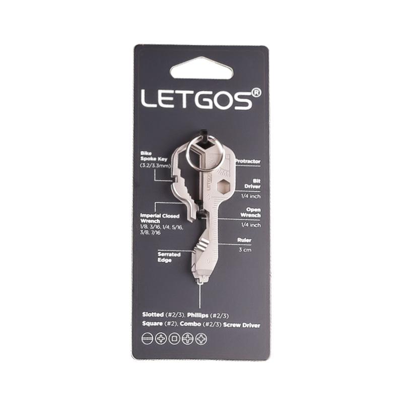 Stainless Steel EDC Key Tool Card, Creative Portable Accessory, Bottle Opener, Mini Multi-functional Screwdriver Wrench
