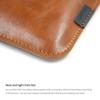 Einfaches Design 15,6 Zoll Laptop-Hülle für M1 MacBook Pro 16 PU-Leder Laptop-Tasche für HP Dell Huawei
