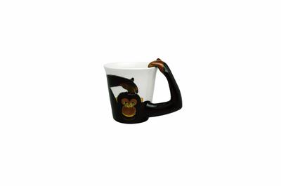 Animal Mug Ceramic Mug Monkey 285ml 208102 Approx.