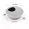 Round Desktop Cable Organizer & Decoration Ring – Cable Hole Cover & Wiring Outlet Seal