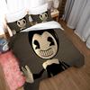 Game B-Bendy N Ink Machine Duvet Cover Bedding Set 3D Printing Bedding Set Comforter Bed Youth Home Decor Kids Boys Gift
