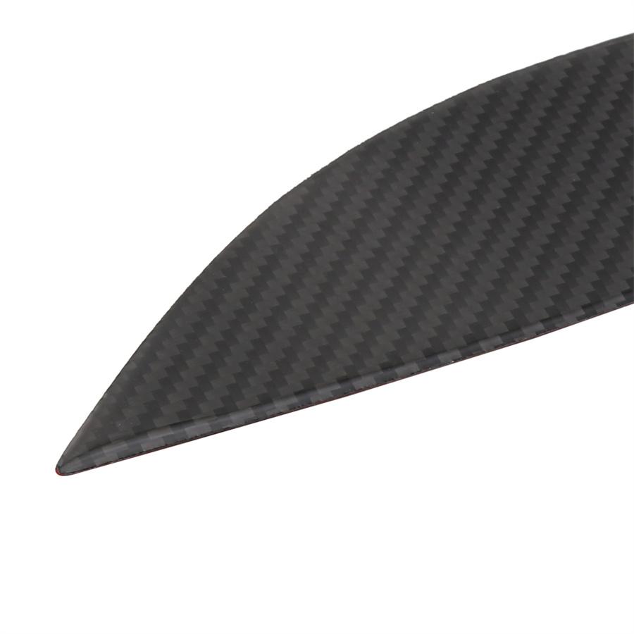 Car Real Carbon Fiber Headlight Eye Lid Cover Eyebrow 1 Pair For 2003-2009 350Z