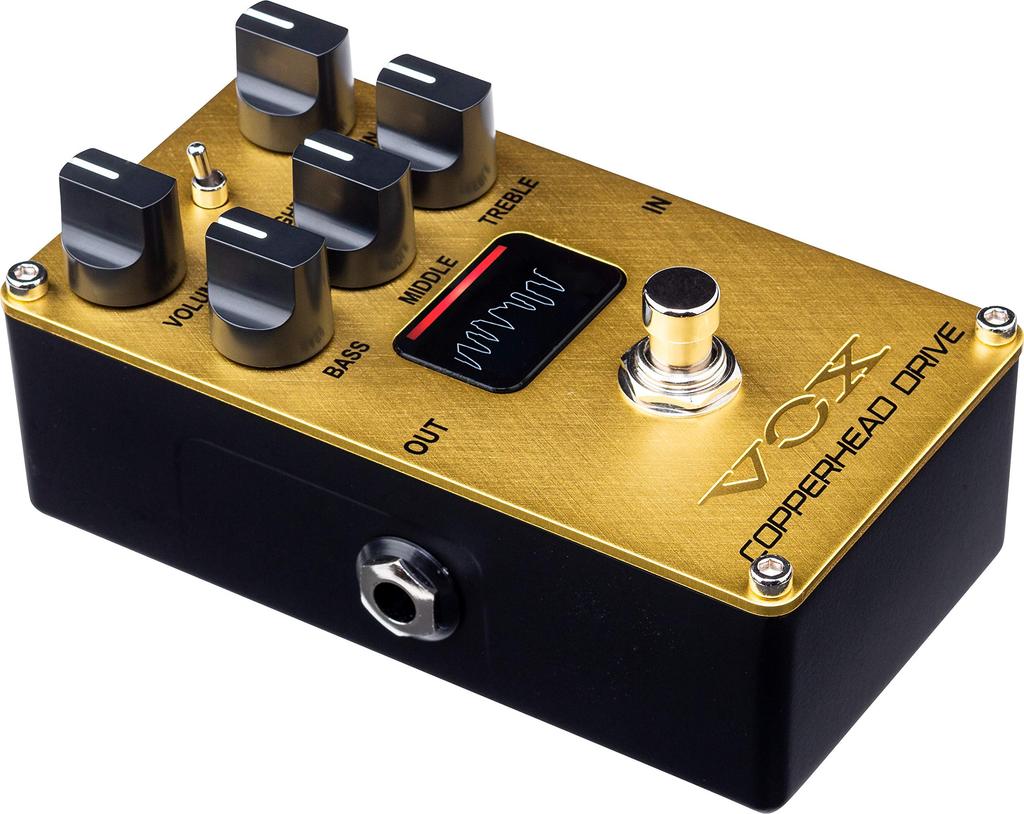 VOX - VALVENERGY Vacuum Tube Amplifier Pedal Effector Copperhead Drive (VE-CD) + Strobe Pedal Tuner VXT-1 Set