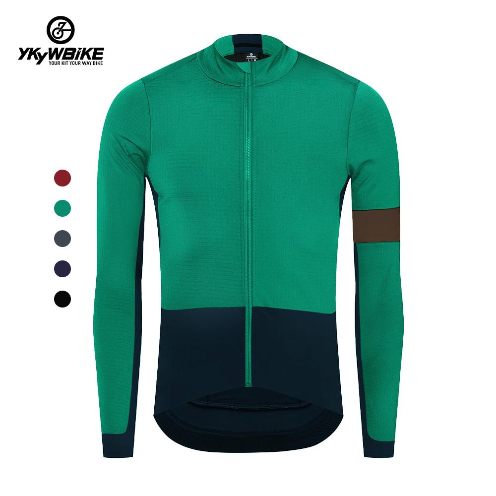 

YKYWBIKE Men s Winter Fleece Cycling Jacket - Windproof & Waterproof L