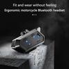 C63 Fone de Ouvido Bluetooth 5.4 à Prova d'Água para Capacete de Motocicleta Chamada Viva-voz Fones de Ouvido com Redução de Ruído à Prova d'Água