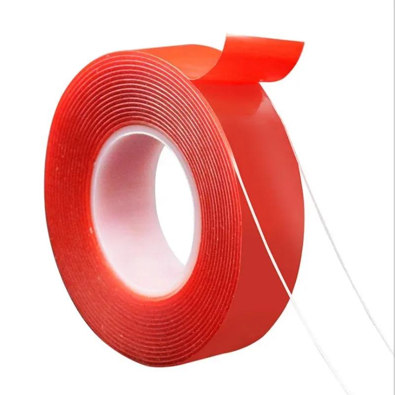 Double Powerful Sided Tape  Transparent with HighTemperature Resistance No Marks Waterproof Acrylic Car Adhesion Strong Tape