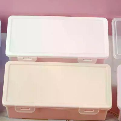 Klare Bunte Stiftebox Große Kapazität Kunststoff Organizer Aufbewahrungsboxen Für Schule Großhandel Stapelbares Design Bürobedarf
