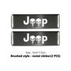 Car Trunk Body Sticker Aluminum Alloy Emblem Auto Stickers For Jeep Cherokee Wrangler JK Gladiator Compass Renegade Patriot AJT1