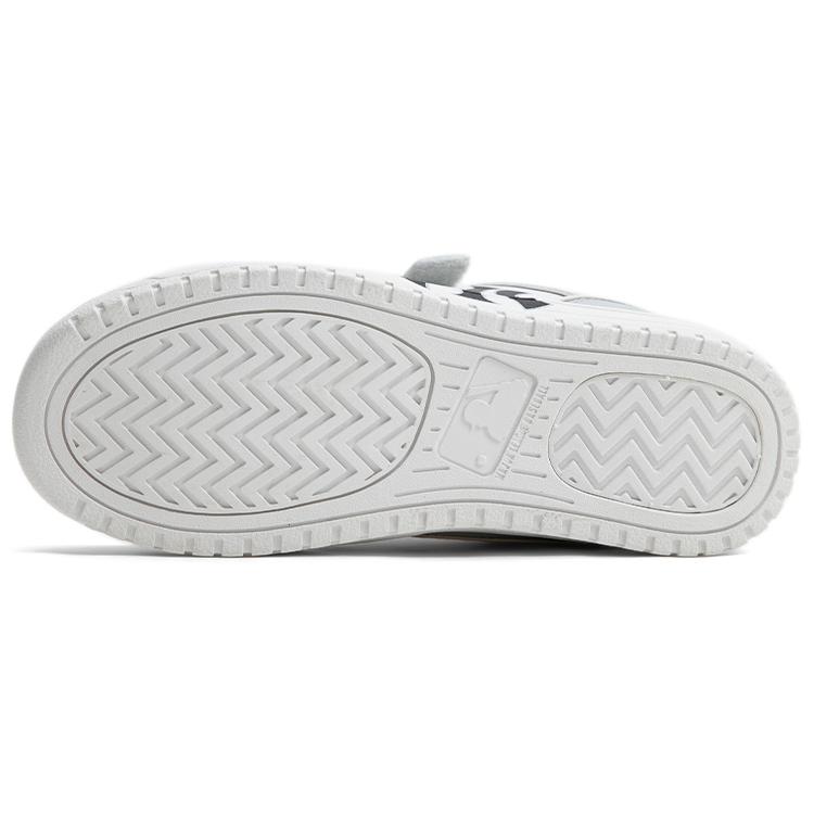 New MLB Chunky Liner Anti Slip Wear Resistant Low Top Skateboard Shoes Gray Kids' 7ASXCA13N-50GRL