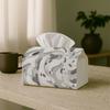 1pc Modern Abstract Minimalist Tissue Box, Organic Fluid Multifunctional Fabric Tissue Box, Outdoor Party Supplies, Everyday Desktop Tissue Storage Bo