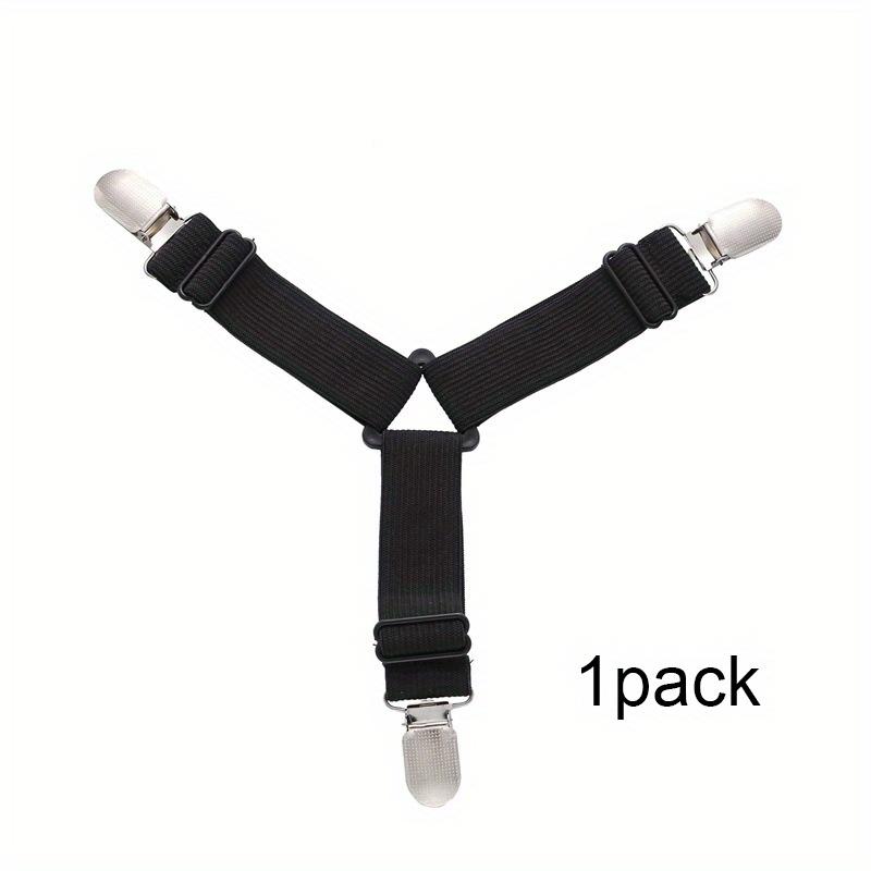 

1 шт. Треугольный фиксатор для одеяла, регулируемые эластичные ремни для одеяла и подушек дивана, практичные, невидимые, противоскользящие, безопасные ремни для простыни