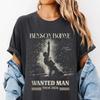 CHAUD!!! T-shirt de concert Benson Boone Wanted Man Tour 2026, T-shirt graphique rétro