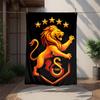 Galatasaray Flanelldecke Weich Warm Ganzjahresdecke, Design für Camping, Autoreisen, Wandern Sofa, Bett, Büro Perfektes Geschenk für Partys