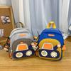 Schoolbag cute backpack boys girls kindergarten children school bag new cartoon car light backpack