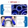 ZK Blue L 70cm Silicone Hose Corrugated Tube ID30-100mm Intake Pipe Intercooler Air Filter Connection High Pressure Temperature