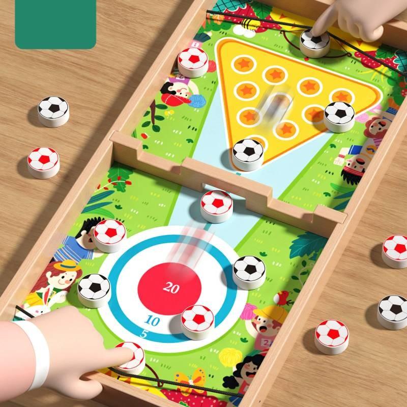 Wooden Family Bounce Chessboard Game For Children Educational Playtime