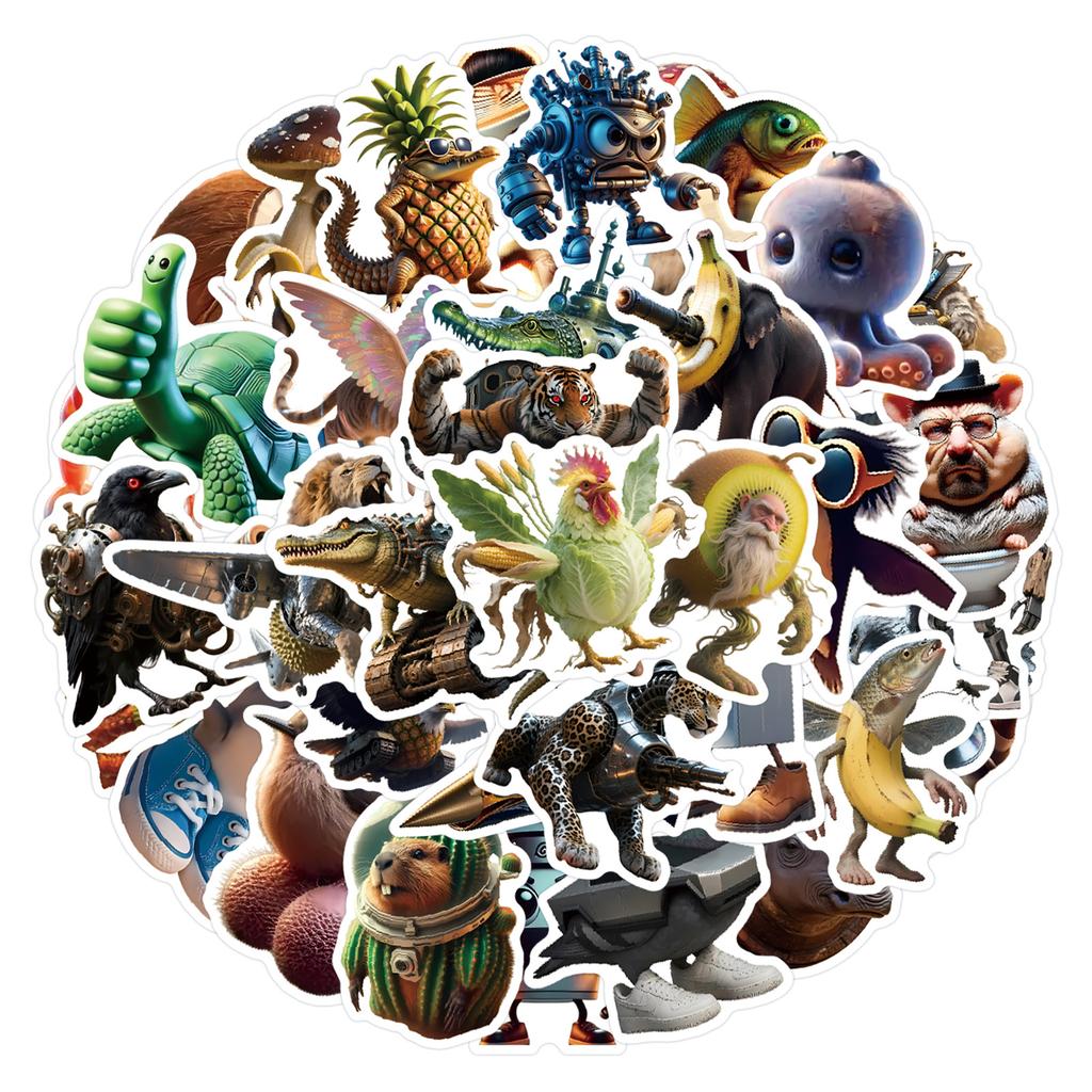 50/80 Amerikanische Shanhai Jing Graffiti-Aufkleber Kühlschrank Roller Wasserbecher DIY Personalisierte Aufkleber