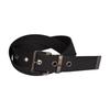 KASAJIMA 32mm Nylon 1P Work Belt Size Black (Chrome Nickel), Men's L, [K1P]