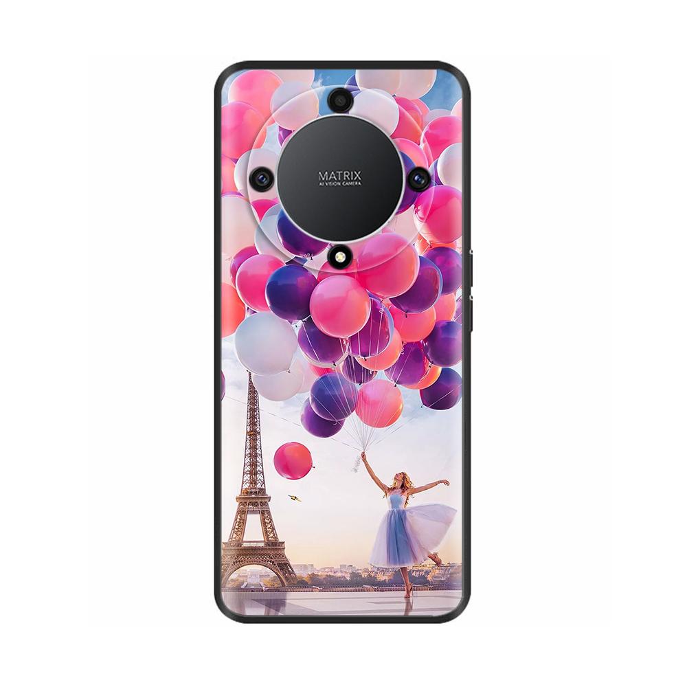 For Honor Magic6 Lite Case Honor X9b X9a Cover Soft Black TPU Bumper Protective Shell Phone Cases For Honor X9b Magic 5 6 Lite