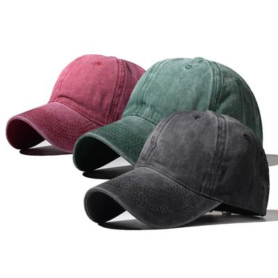 Adult Light Board Washed Baseball Cap Foreign Trade European and American Tide Curved Brim Cap Spring and Summer Outdoor Sports Sun Hat