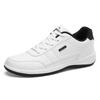Fashion Leather Men Shoes Sneakers Trend Casual Shoe Italian Breathable Leisure Male Sneakers Non-slip Footwear Men Vulcanized Shoes