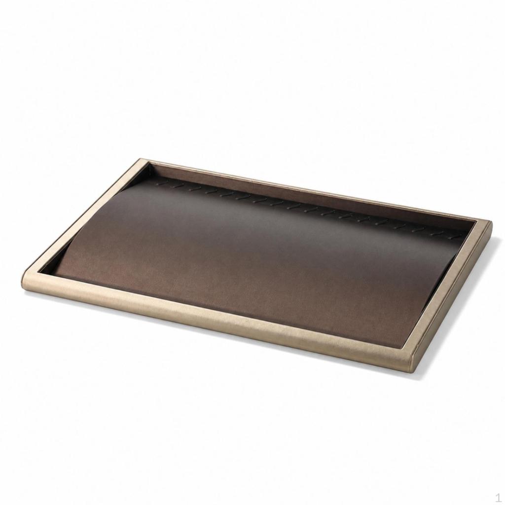 Jewelry Display Tray with Slots Necklace Tray, for Showrooms