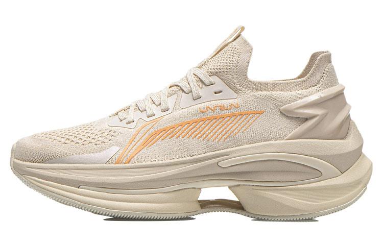 Li Ning WuShi 5S 1.0 Breathable Low top Running Shoes Women s Gray Apricot ARHR210-4 37