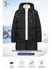 Plus Size Men's Mid-Length Thickened Winter Cotton Jacket