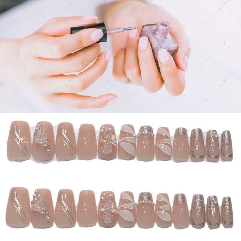 Art Womens Nail Wearable Nail Products Detachable Fashionable Wearresistant