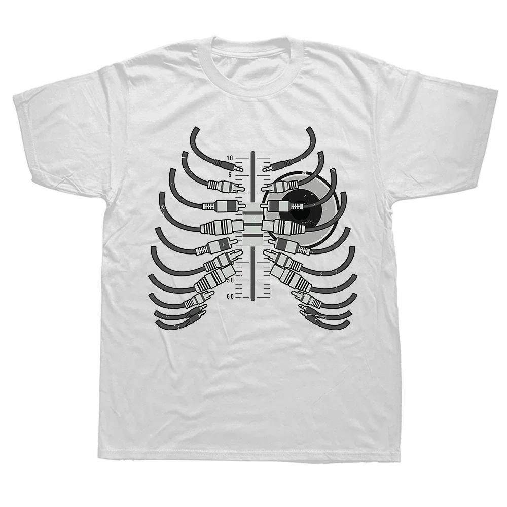 Morsomme DJ T-skjorter Sommerstil Grafisk Bomull Streetwear Kortermet Musikk Hip Hop Bursdagsgaver T-skjorter Herreklær Topper